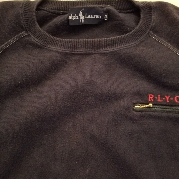 Ralph Lauren vintage Polo cprl 93 patch sweater - Picture 5 of 6